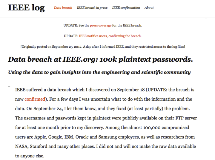 IEEE password hack