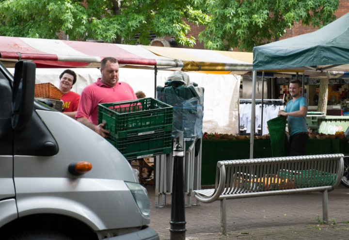 Gloucester Green market in Oxford