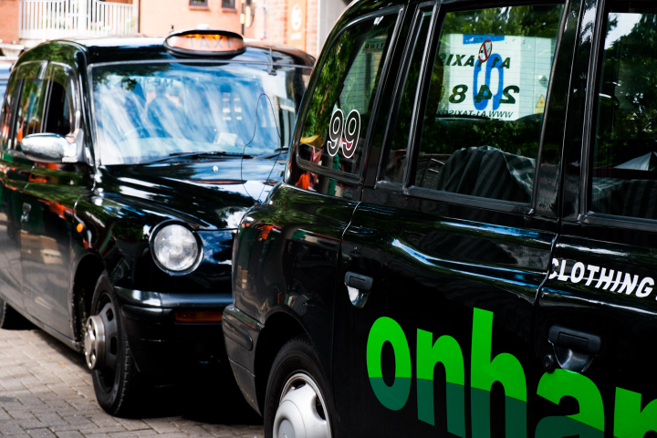 Black taxis in Oxford