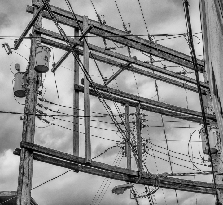 Wires over a Vancouver Alley