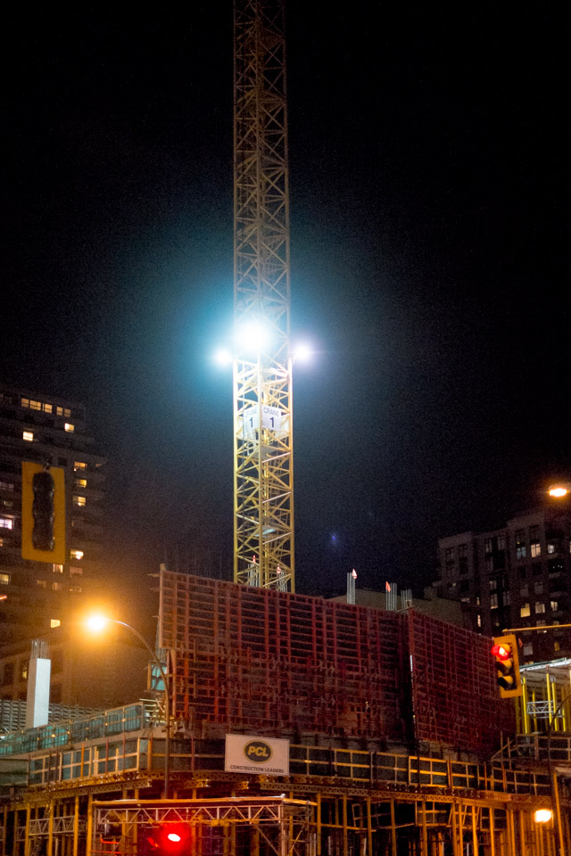 New Westminster by night