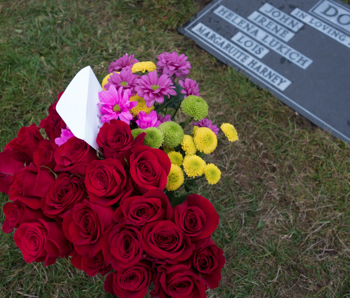 “In loving...” at Vancouver’s Mountain View cemetery