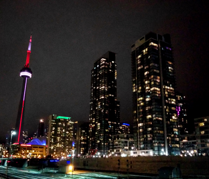 Toronto condo towers by the lake