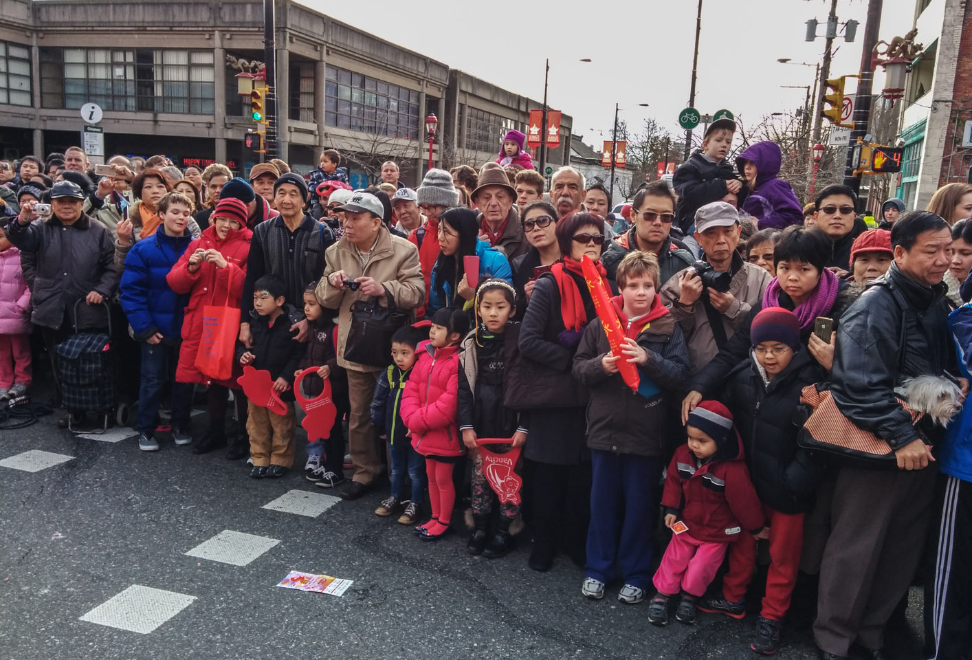 Watching the 2014 Vancouver Chinese New Year parade