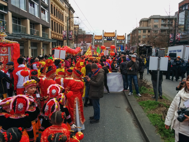 From inside the 2014 Vancouver Chinese New Year parade