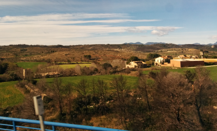 Spanish countryside, from the train