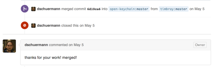 Pull request accepted!