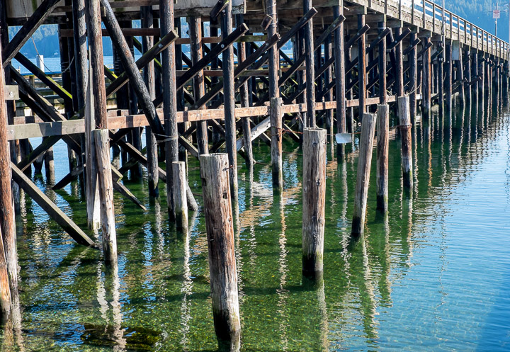 The dock at Gibsons Landing