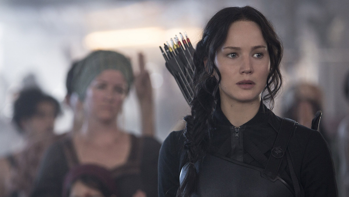 Jennifer Lawrence in Mockingjay — Part 1