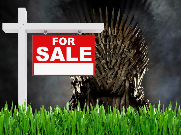 Throne for sale