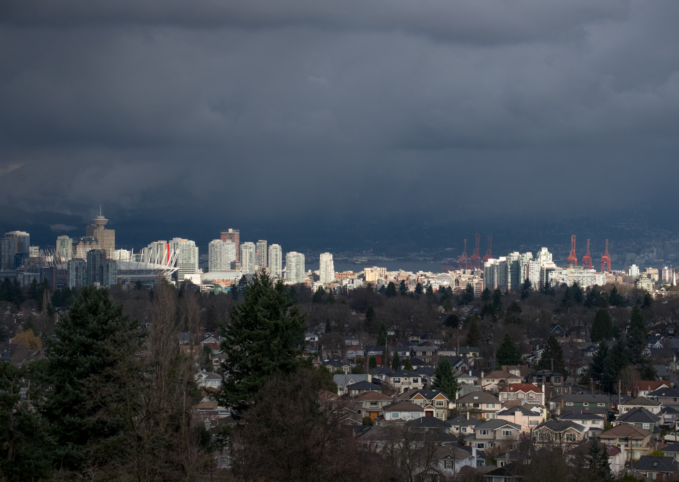 Vancouver on Christmas day