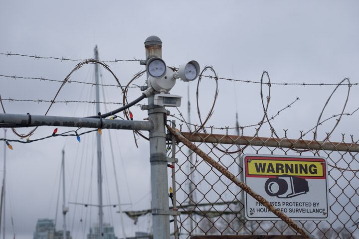 Christmas lights and security measures