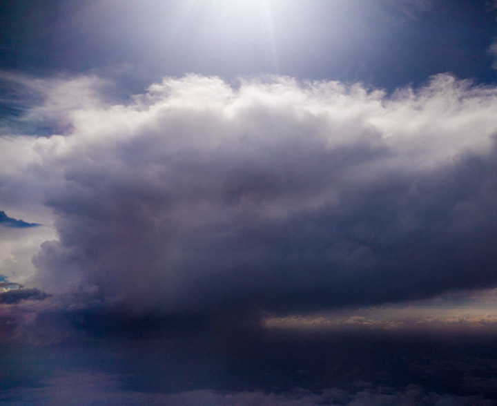 Somewhere over Australia