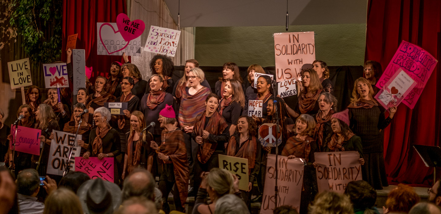 Vancouver’s Roots ‘N’ Wings choir performing on Jan 21, 2017