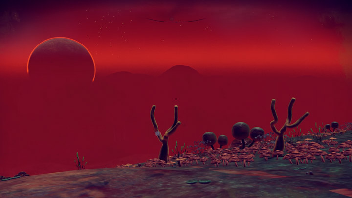 No Man’s Sky, red landscape