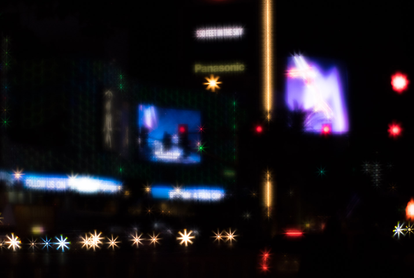 Vegas streetlights, sparklified