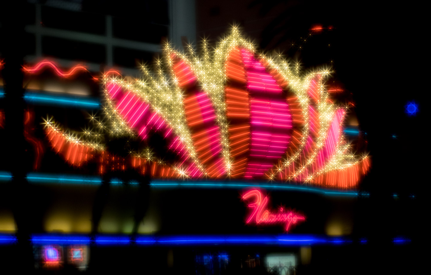 Vegas, The Flamingo, sparklified