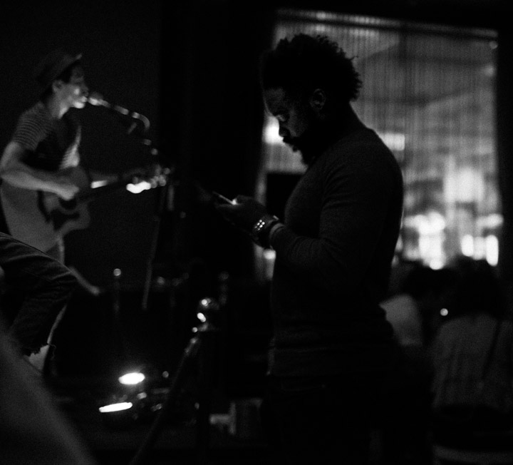 Guy in a bar in a casino