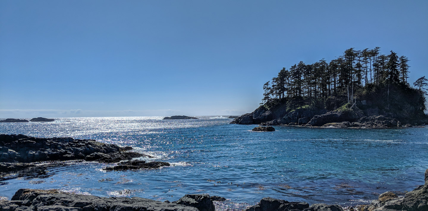 View west from Anthony Island, Gwaii Haanas