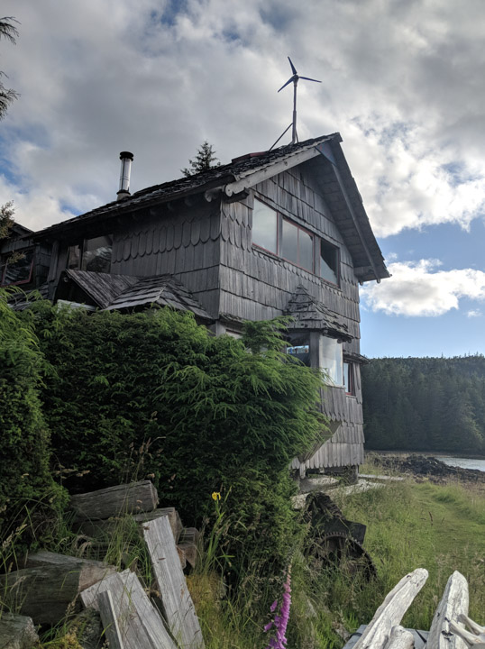 Guest-house at Rose Harbour, Haida Gwaii