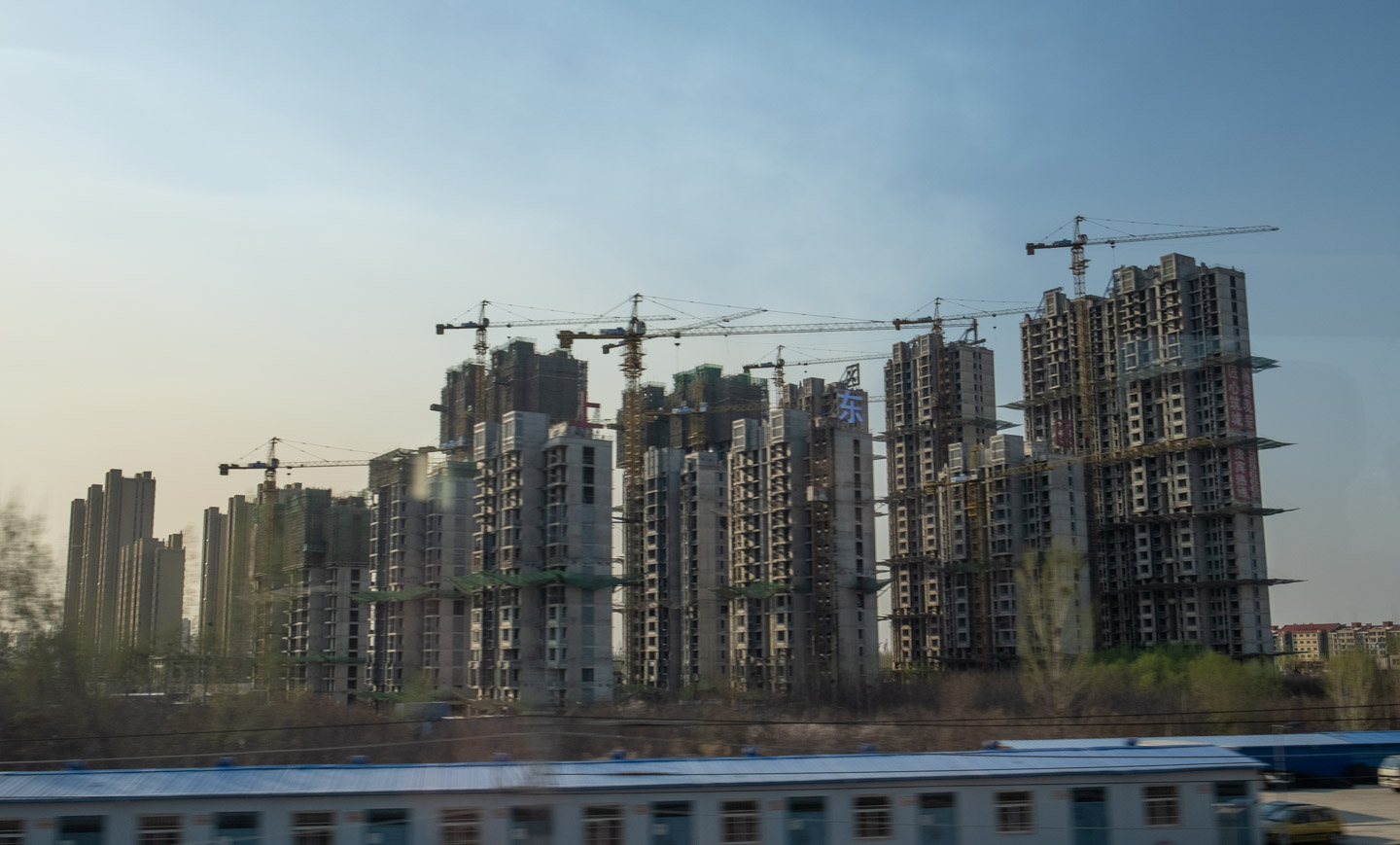 Residential construction near Beijing