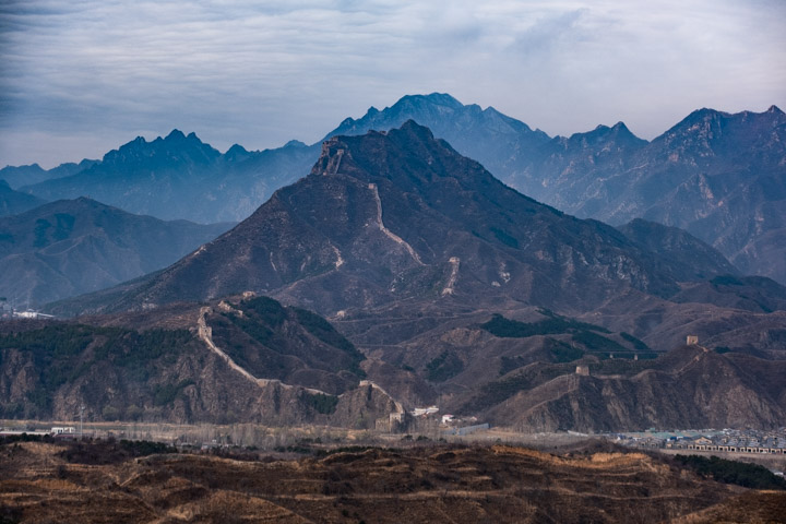 View near Gubeikou Great Wall