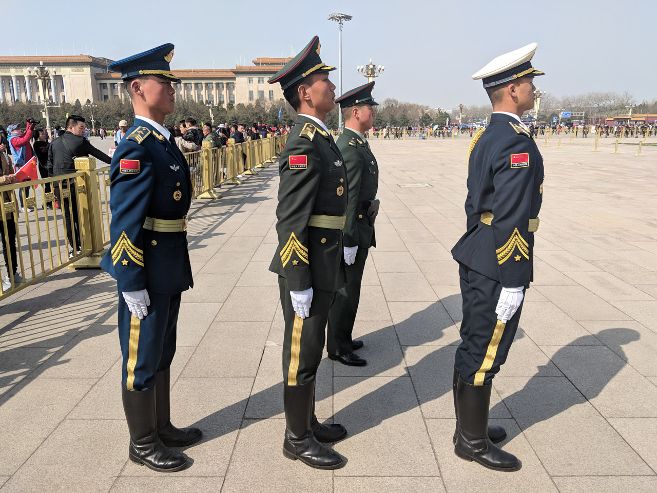 Guards in Tienanmen Square