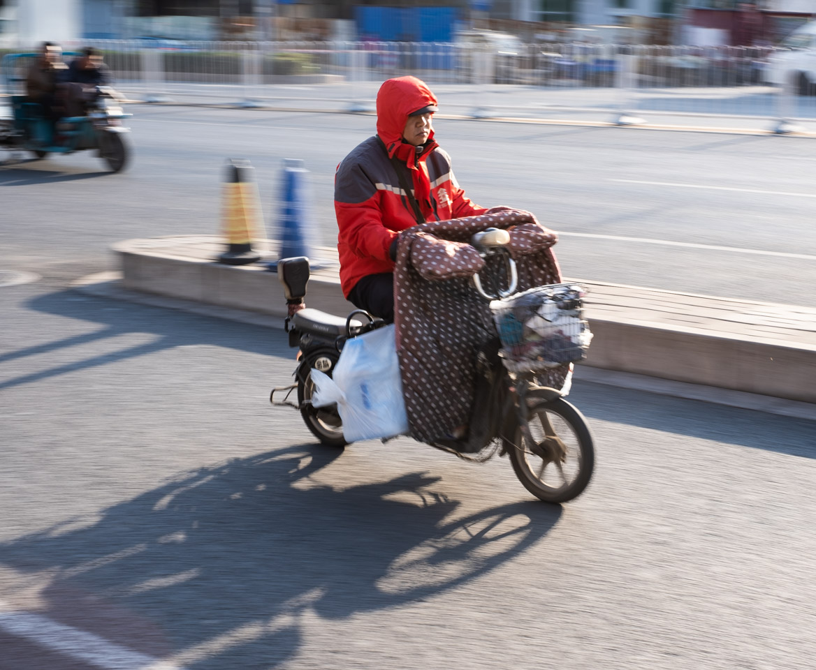 Streetside Beijing traffic