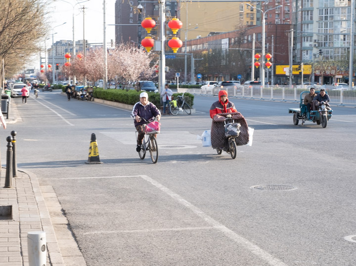 Streetside Beijing traffic