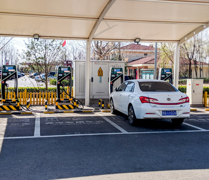 EV charging station in China