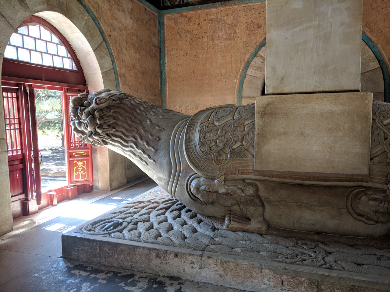 Statue at the tomb of Cixi