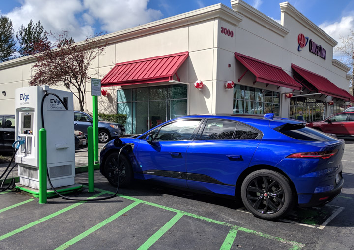 Charging the I-Pace