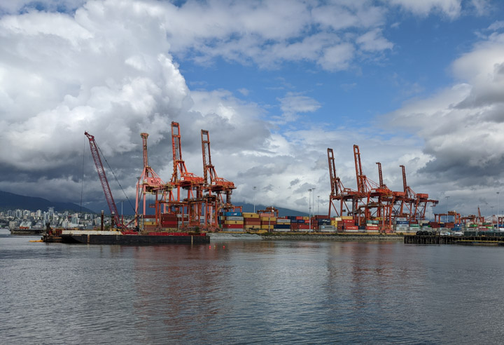 Vancouver Port from CRAB park