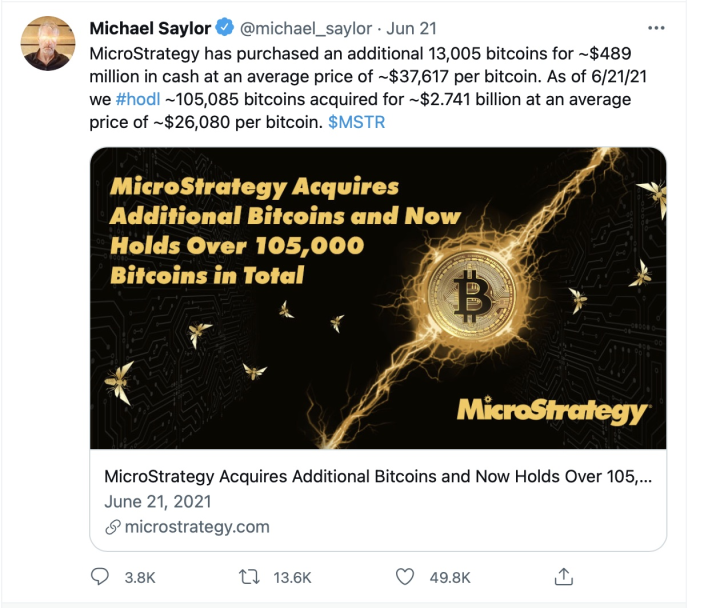 Saylor announces more $MSTR Bitcoin buys