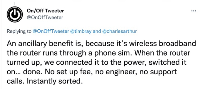 On/Off on 5g