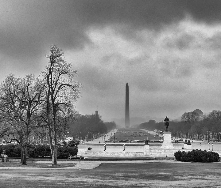 The National Mall, from the Capitol end