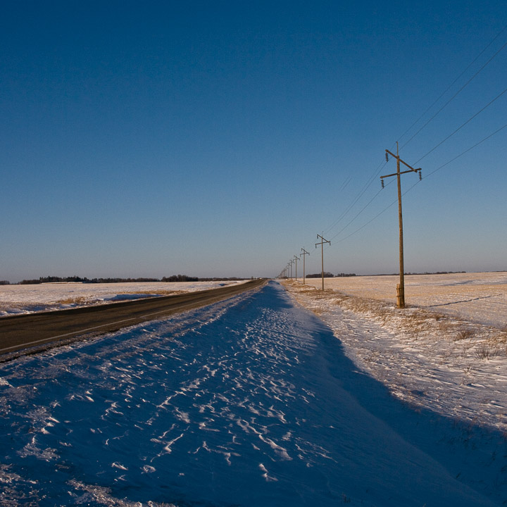 Prairie Country Road
