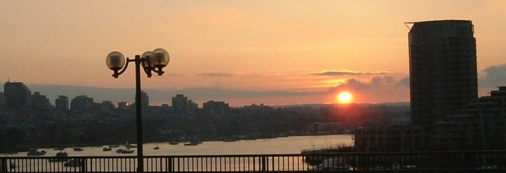 Sunset from the Cambie Bridge