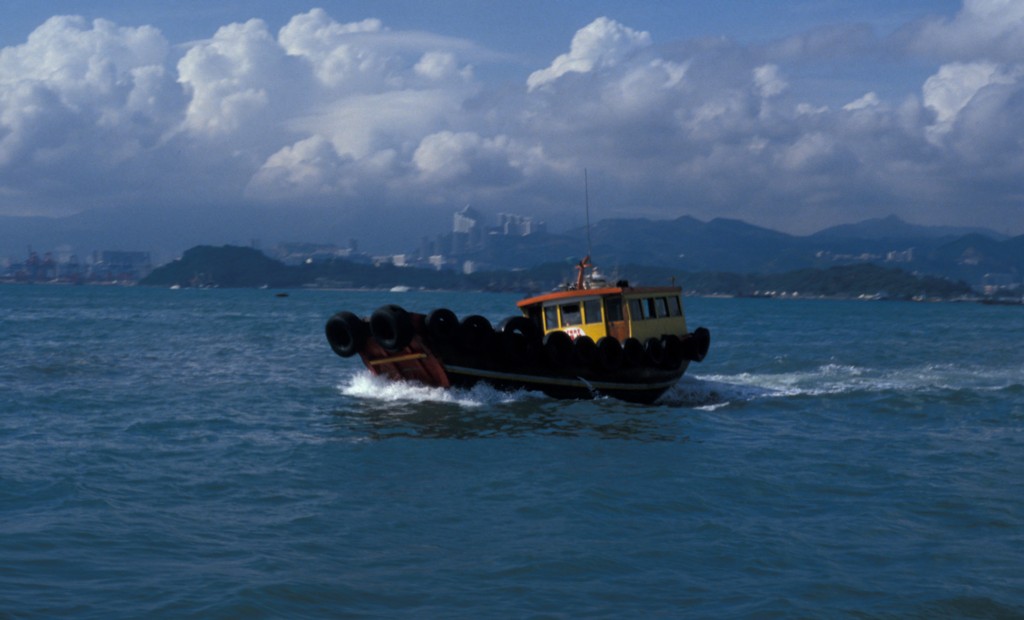 Boat in Open Water, Hong Kong harbour
