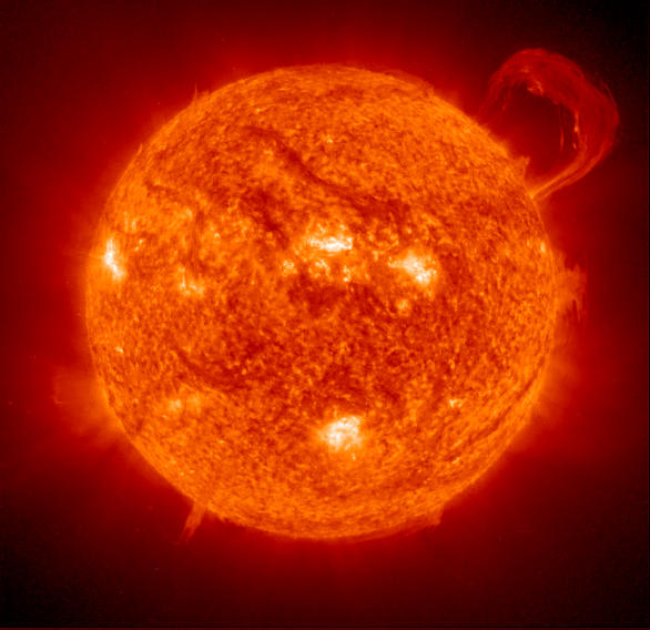 NASA image of the sun