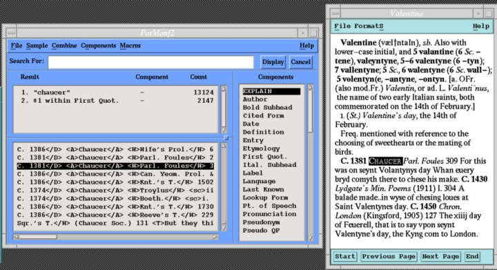 PatMotif in Action, circa 1990 PatMotif in Action, circa 1990