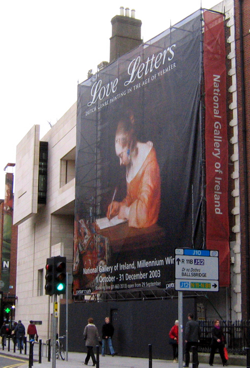 Love letter over the streets of Dublin