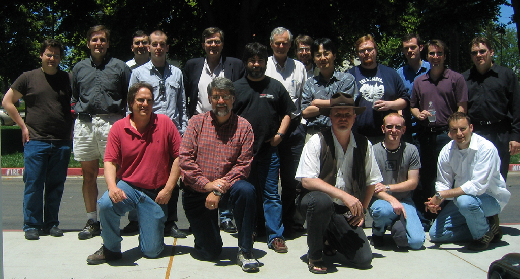 Atom community meeting group shot