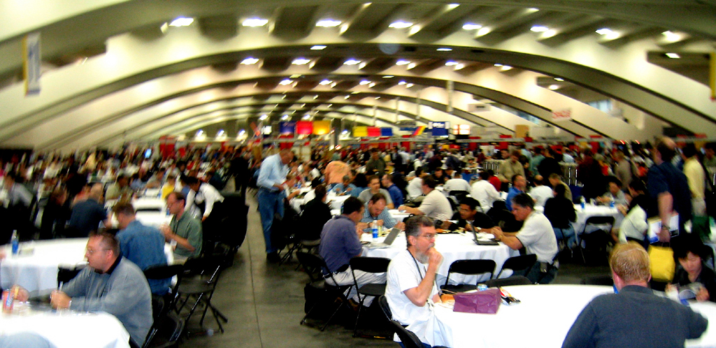 Lunch/show-floor at Java One