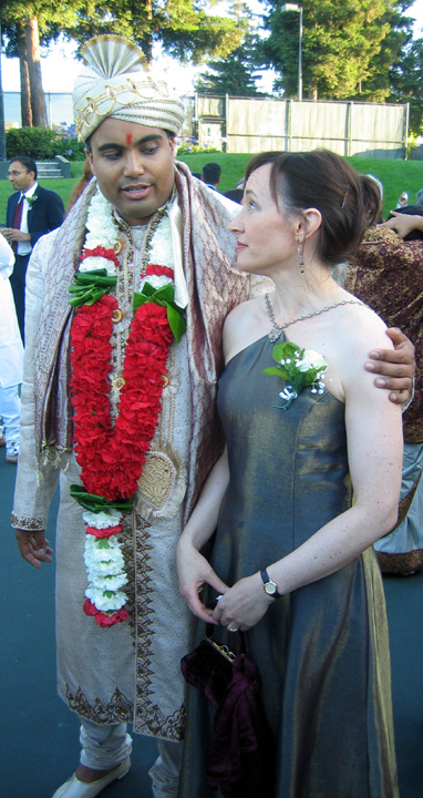 Rohit and Lauren at Rohit’s and Smruti’s wedding
