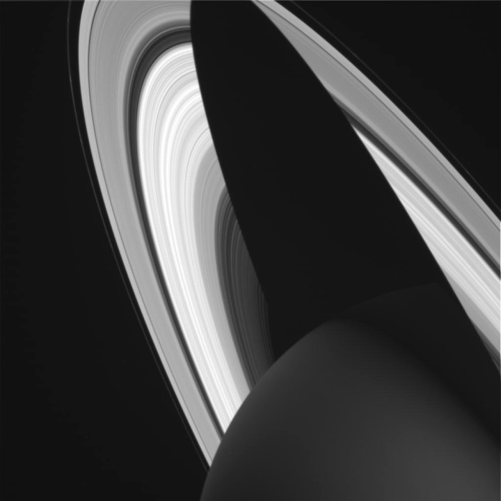 Saturns Rings from close up