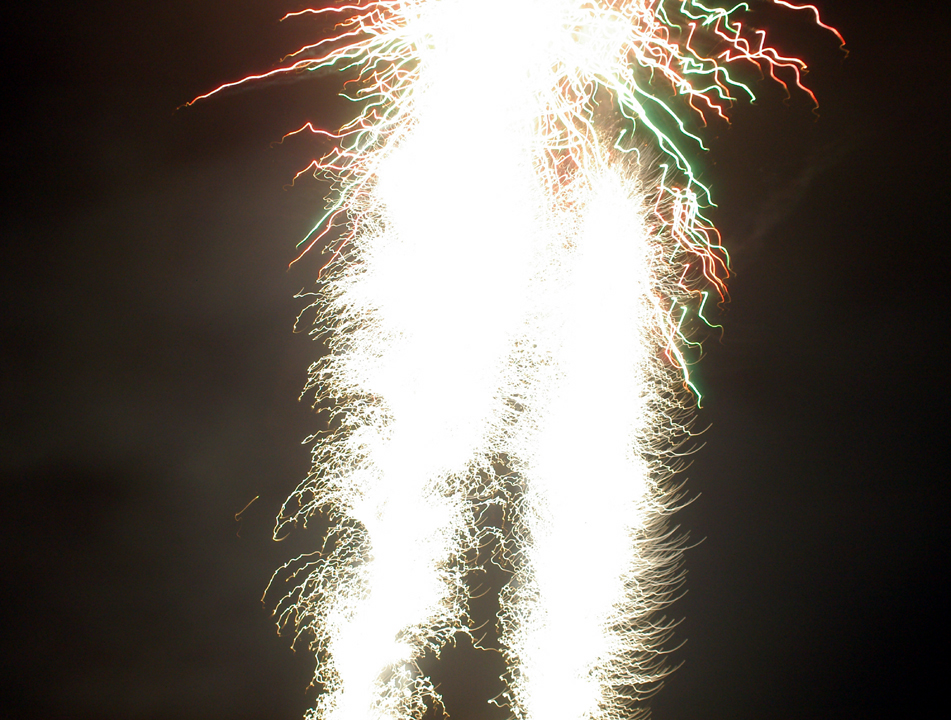 Fireworks at nat Bailey