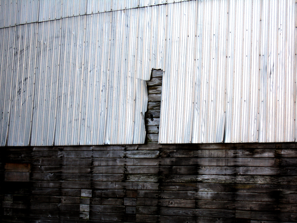 Decaying fish-processing plant in Steveston, BC