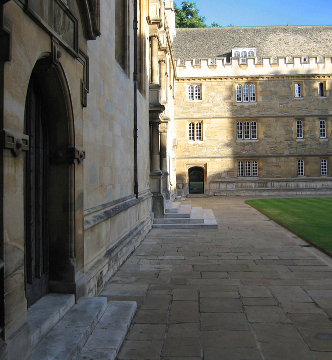 Wadham College quadrangle