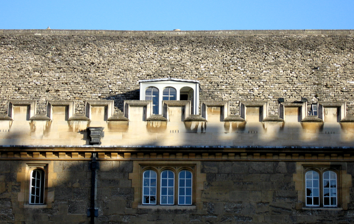 Wadham College, rooftops